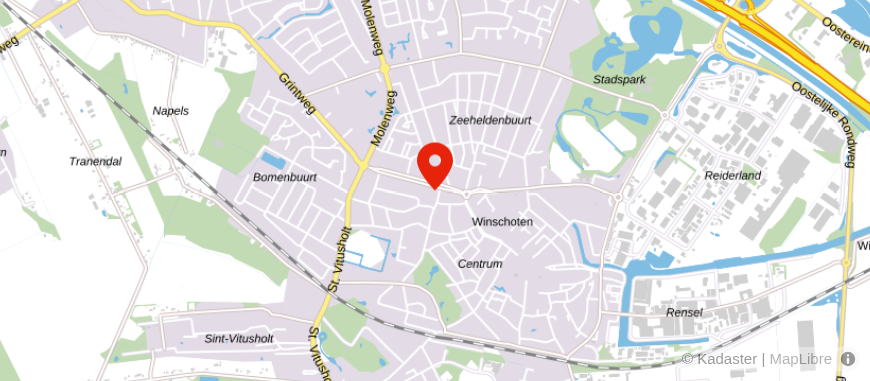 Locatie van Woonstee Makelaar BV
