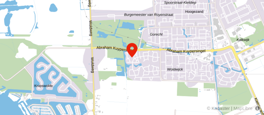 Locatie van Van der Ploeg Makelaardij & Advies