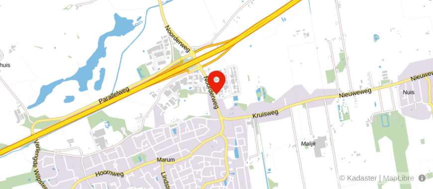 Locatie van Credion Marum