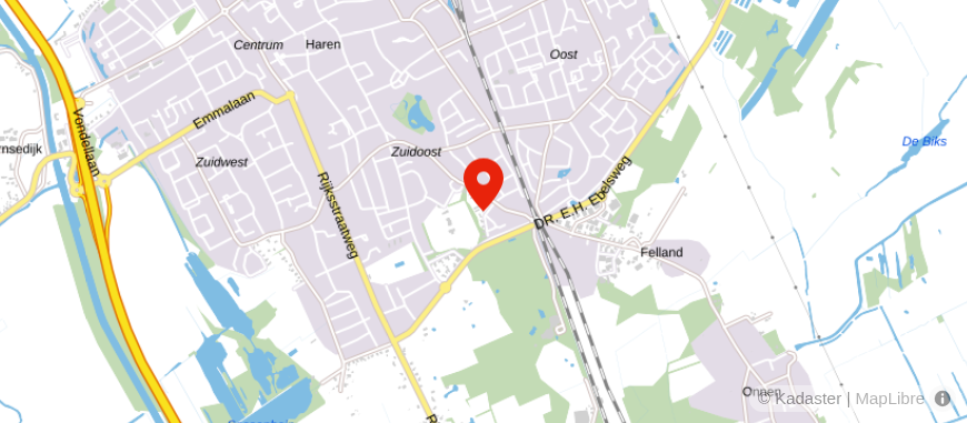 Locatie van KAAL Mediation, bureau voor bemiddeling