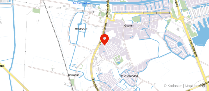 Locatie van Hagedoorn Assurantiën