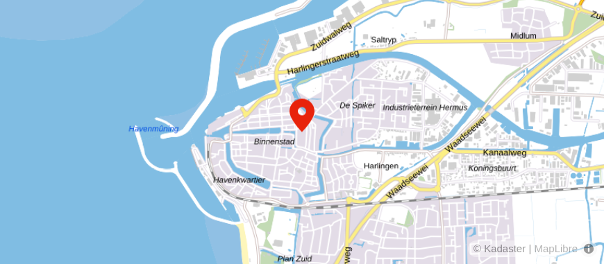 Locatie van Schouw Assurantiën, voor uw Bedrijfszekerheid