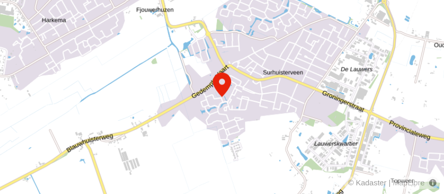 Locatie van Huitema & Van der Wal Totaaladvies