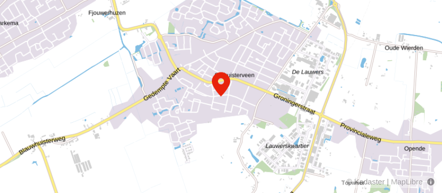 Locatie van Assurantie- en Financieringskantoor J. Drost