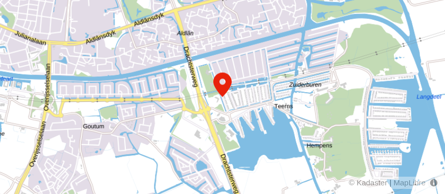 Locatie van AKSOS Leeuwarden