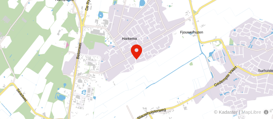 Locatie van Veenstra Financiële Diensten