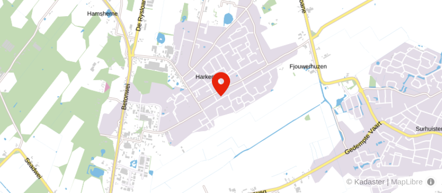 Locatie van SBW