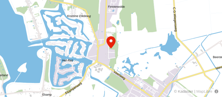 Locatie van Notariskantoor Van der Laan