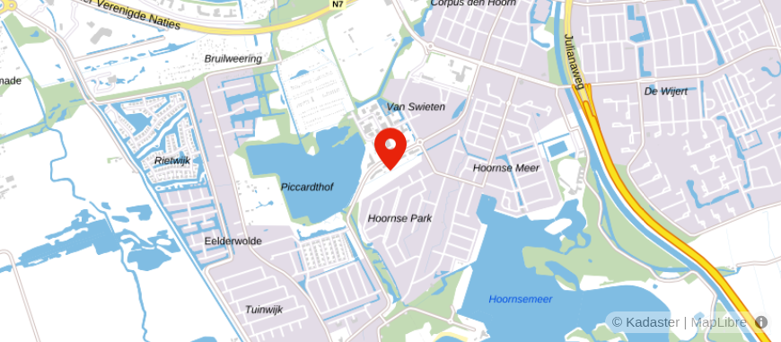 Locatie van HelloHypotheek Groningen