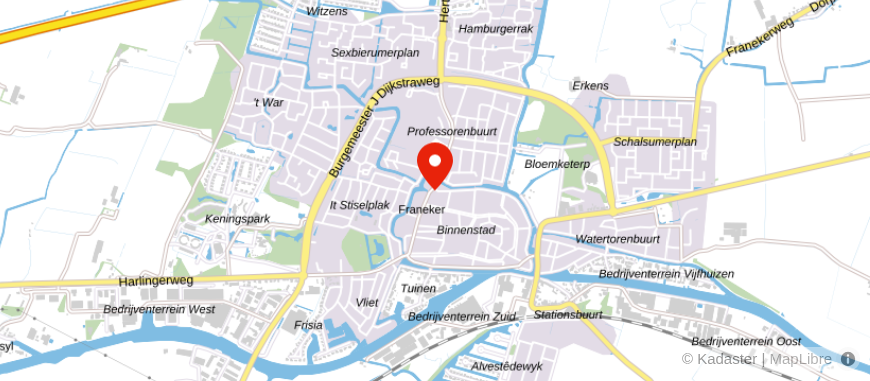Locatie van Hiemstra Financiële Diensten