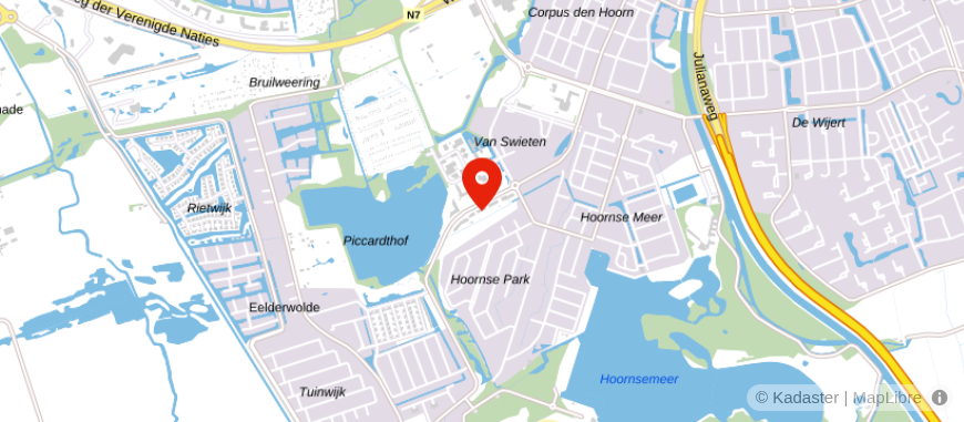Locatie van Zichtadviseurs Groningen
