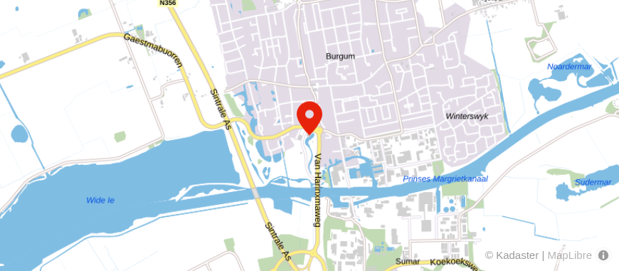 Locatie van Zuidema Verzekeringen