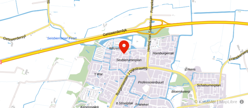 Locatie van Van Ham Assurantiën & Pensioenen