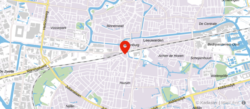 Locatie van Lamberink Makelaars Friesland 