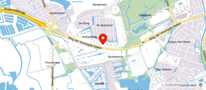 Locatie van aaff Groningen
