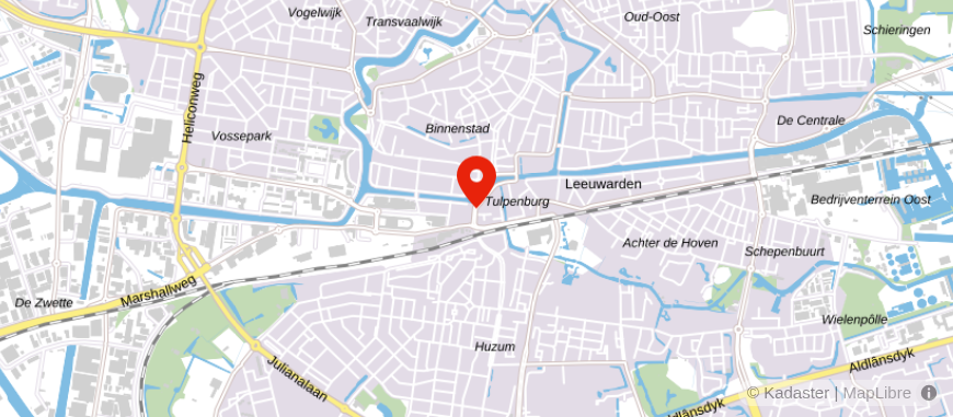 Locatie van Friesland Direkt B.V.