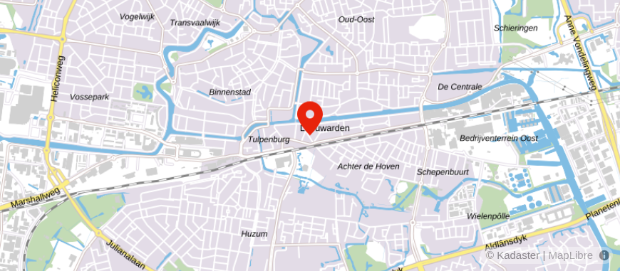 Locatie van Potma & Van Es Assurantiën