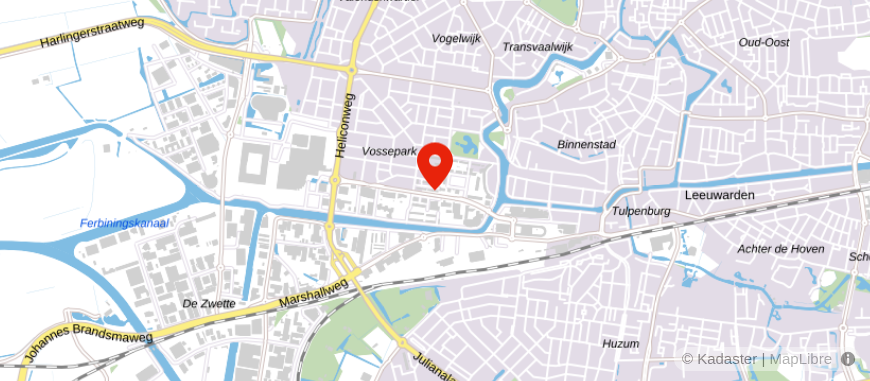 Locatie van De Haan AGW Advocaten & Notarissen
