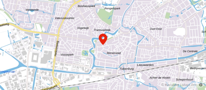 Locatie van Pensioen Service Kantoor