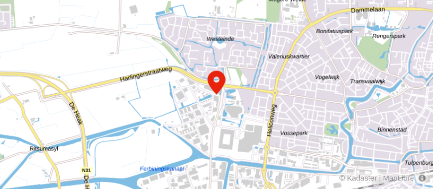 Locatie van Taxatiebureau Objectief