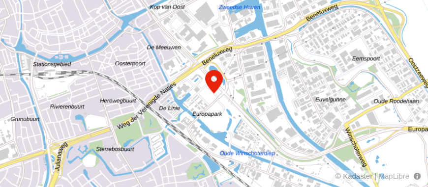Locatie van Lambeck Harms Notarissen