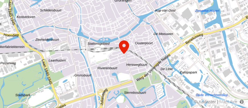 Locatie van F1 & Riant Makelaars