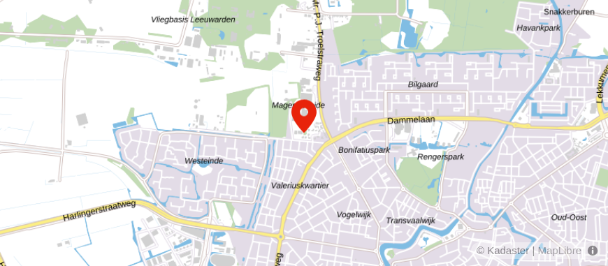 Locatie van Uitvaartzorg Jelsumerhof