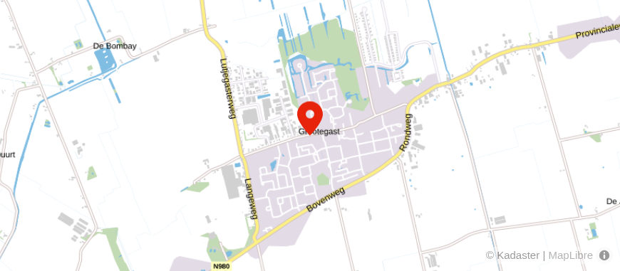 Locatie van Vanewsum