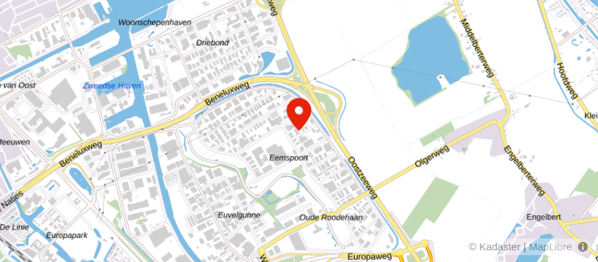 Locatie van Finovion Groningen-Stad