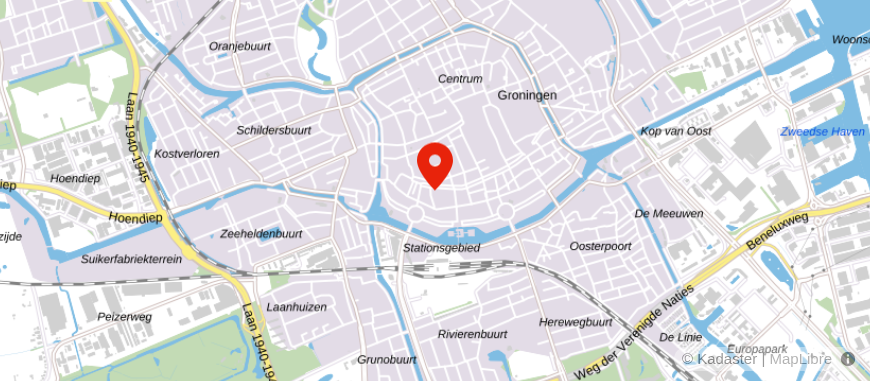 Locatie van Fortior Hypotheken