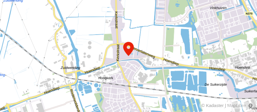 Locatie van Makelaardij John Schokker