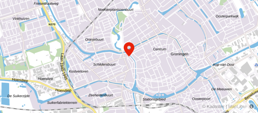 Locatie van Waack Accountants