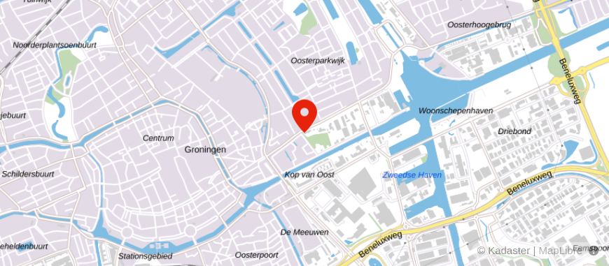 Locatie van Veni Groningen
