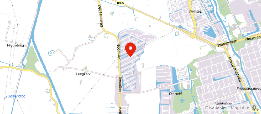 Locatie van Tuinstra Financieel Adviseurs