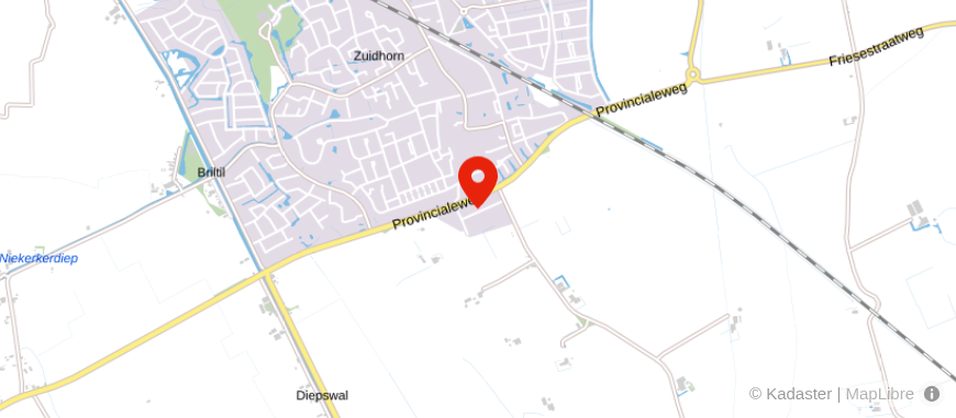 Locatie van HypotheekAdviesNoord