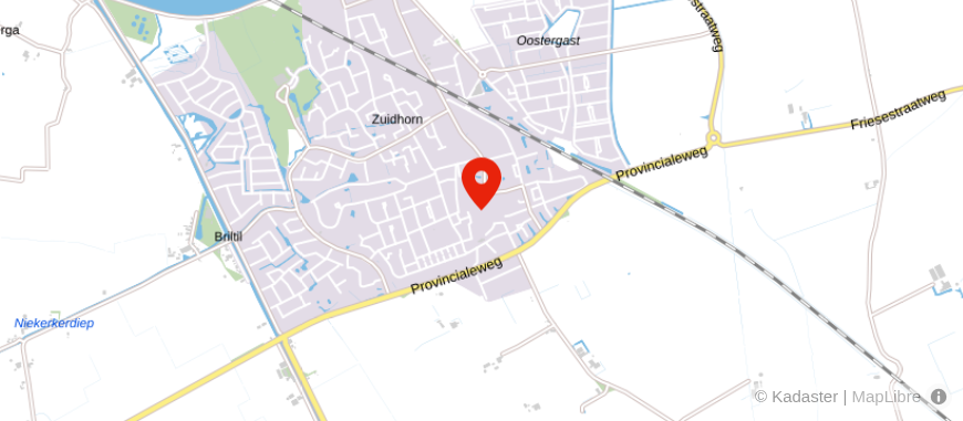 Locatie van Find Hypotheken in Zuidhorn