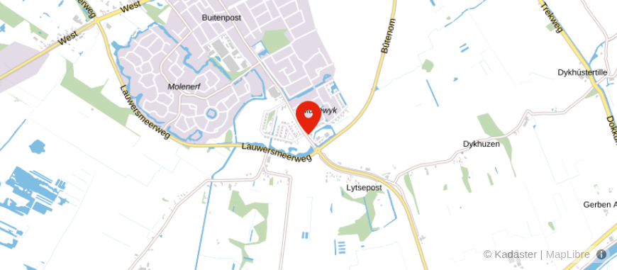 Locatie van aaff Buitenpost