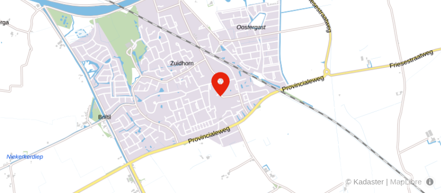 Locatie van Noordelijk Verzekeringskantoor