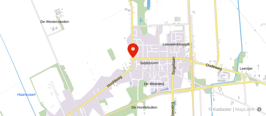 Locatie van Assurantiekantoor Janneke de Jong-van Steenbergen