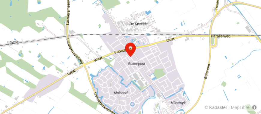 Locatie van ATB administratie en advies