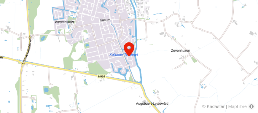 Locatie van Uitvaartverzorging H.S. Fennema