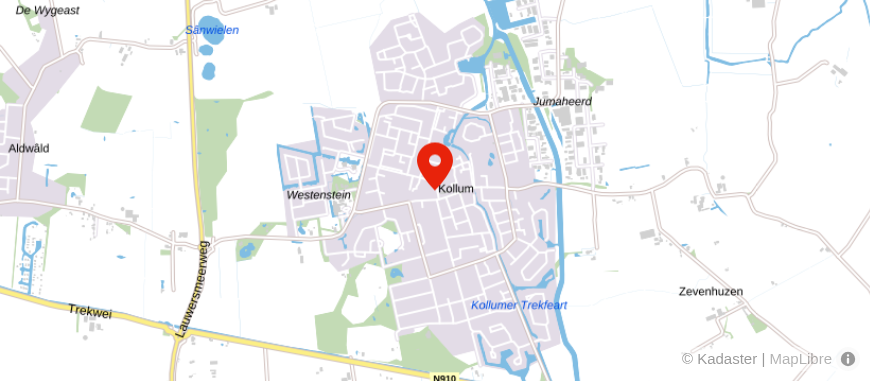 Locatie van Kantoor Notaris mr. W. Beugelink