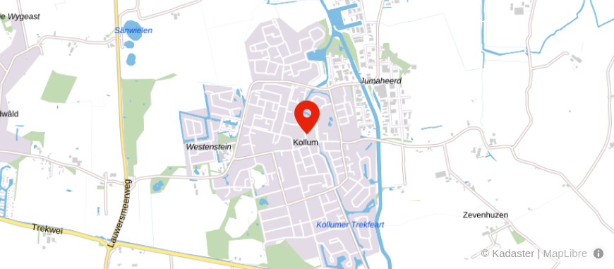 Locatie van Van Kammen Administratie en belastingadvies