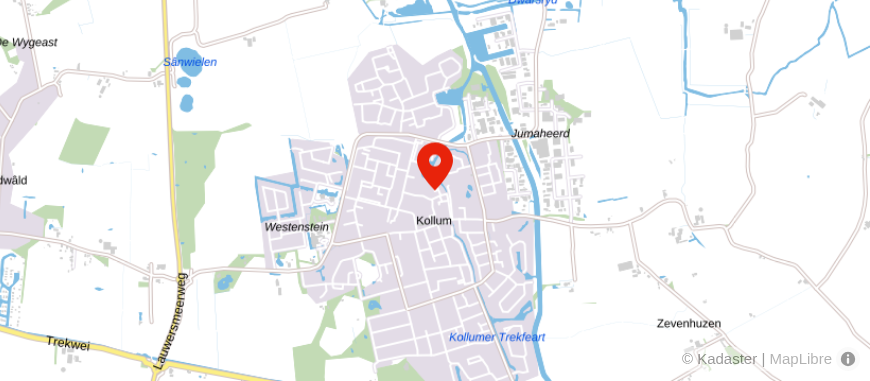 Locatie van BTER financieel Kollum