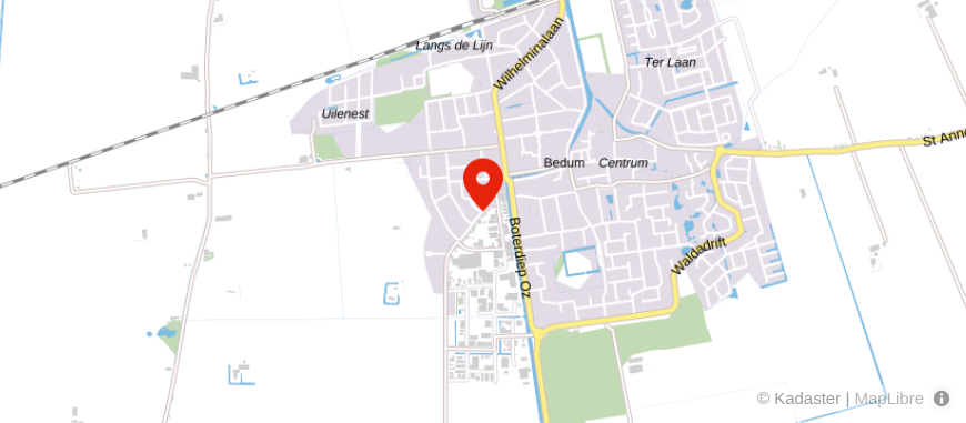 Locatie van Administratiekantoor S. Romkes