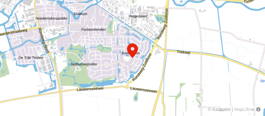 Locatie van H. de Jong Assurantiën