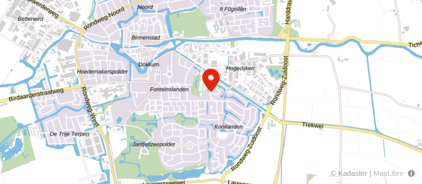 Locatie van Factornoord Dokkum