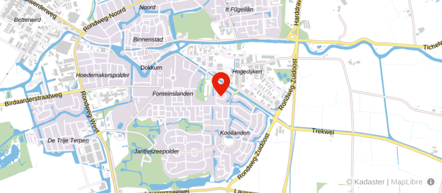 Locatie van Factornoord Makelaardij & Verzekeringen