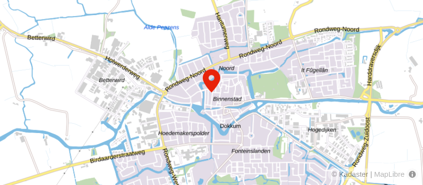 Locatie van De Hypotheker Dokkum