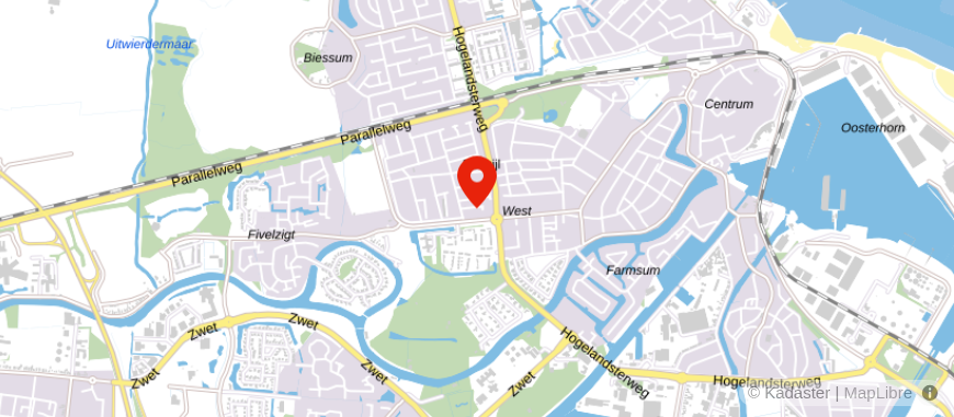 Locatie van Emmius Notarissen